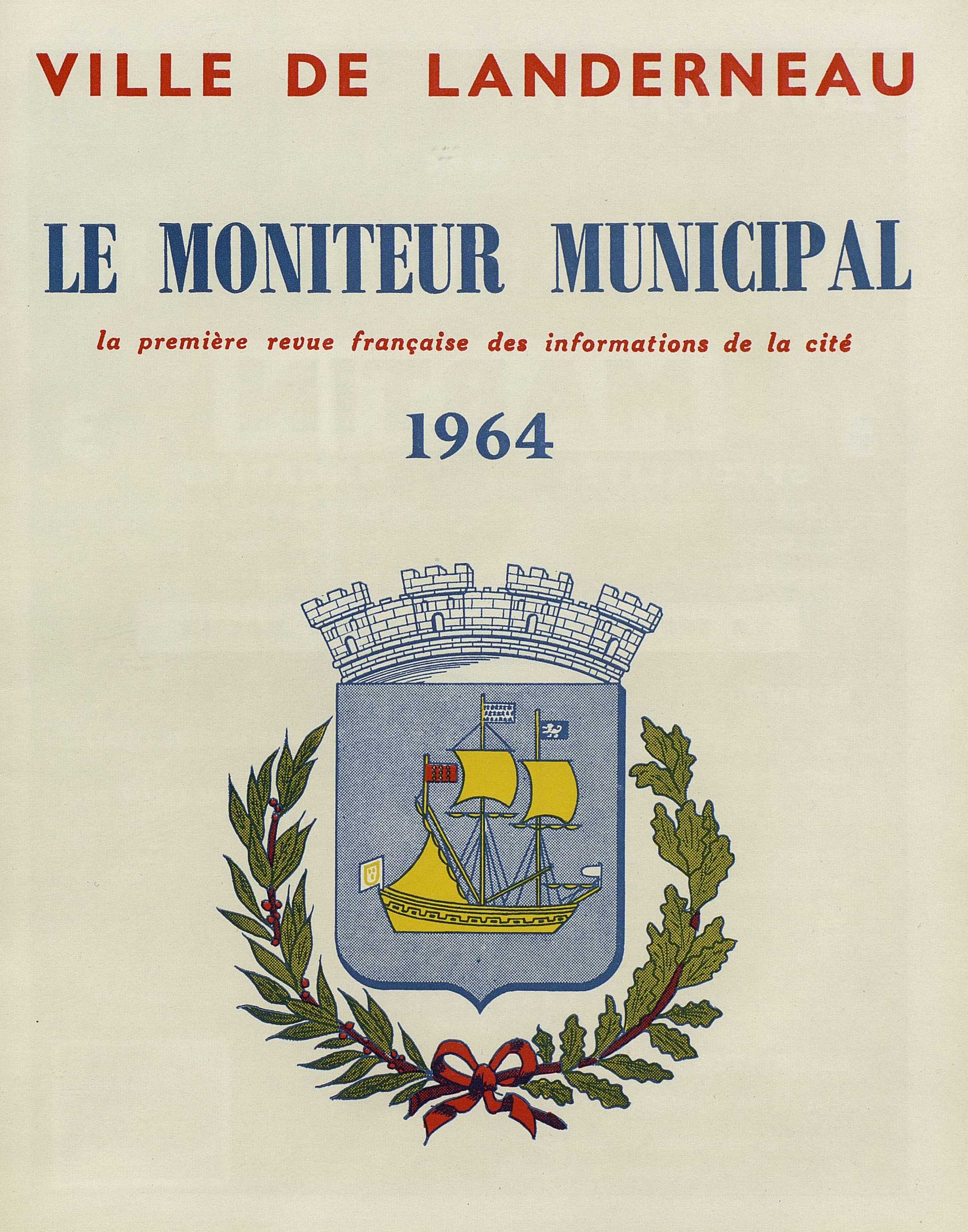 Moniteur municipal, Landerneau, 1964